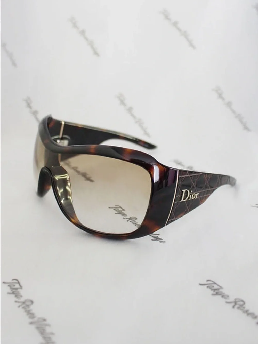 Authentic Christian Dior Cannage Shield Sunglasses - Picture 3 of 9